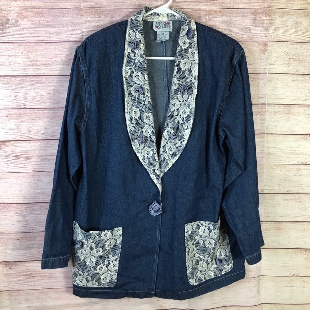 Lacy AfterNoon By Shell Kepler Denim‎ Jacket SzM